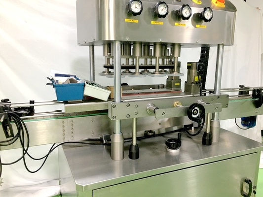 High Speed Automatic Beverage Cosmetic Bottles Cap Sealing Machine