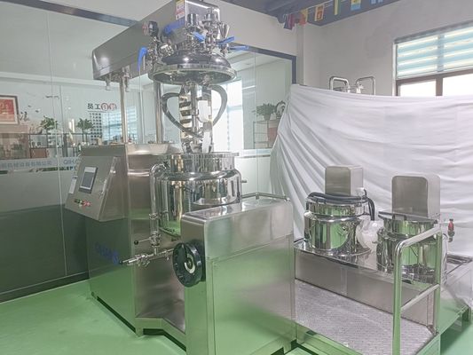 Peralatan Mesin Kimia WES Pembuatan Gel Emulsifier Homogenisasi Vakum Otomatis