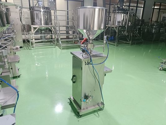 50-500ml Tempel Pengisi Piston Kepala Tunggal Pneumatik